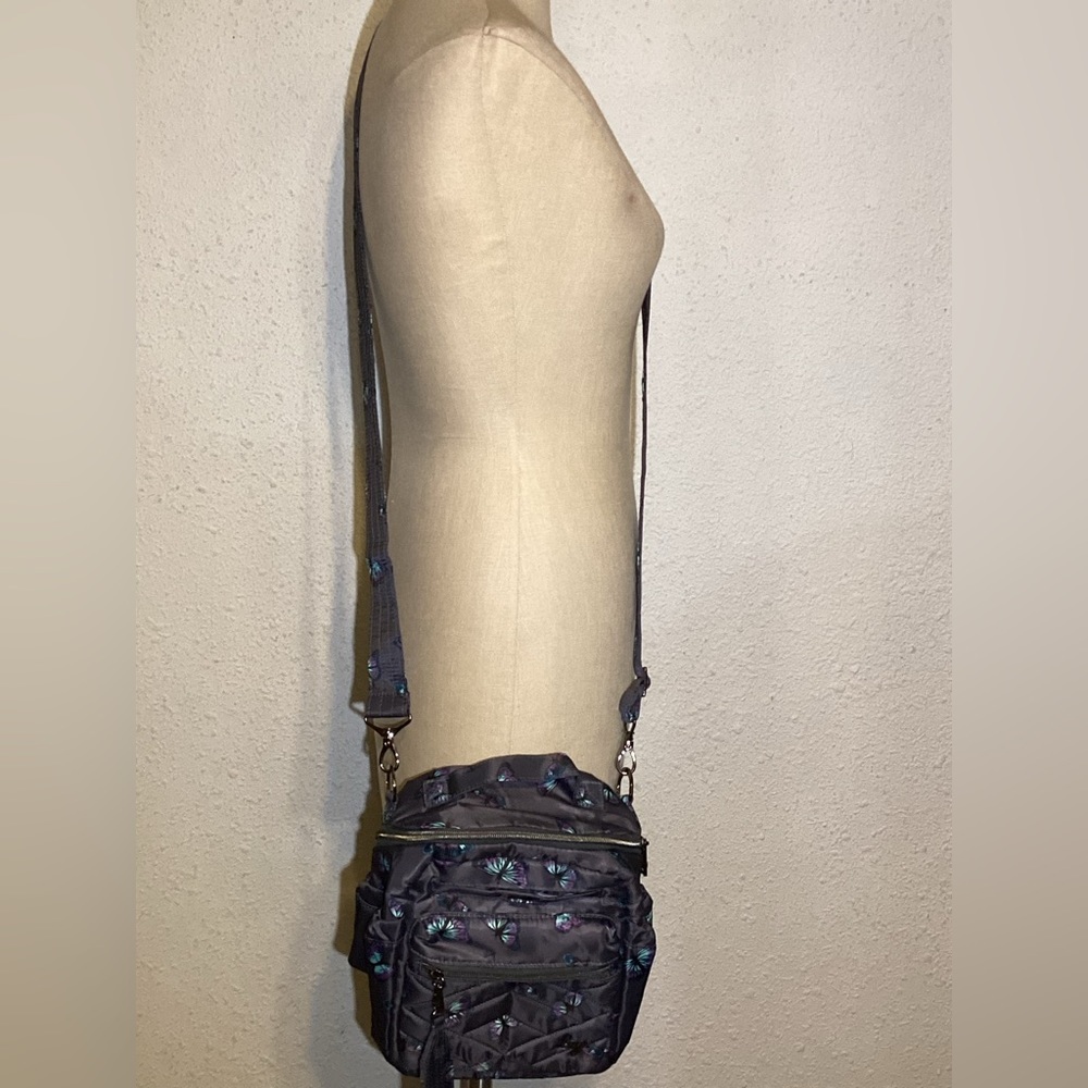 Lug purple crossbody bag
